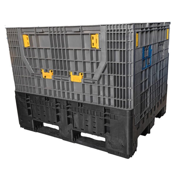 Heavy Duty Large Stackable Automobile Bulk Collapsible Plastic Pallet Box