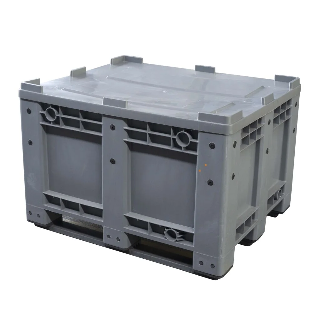 Enlighting collapsible pallet box