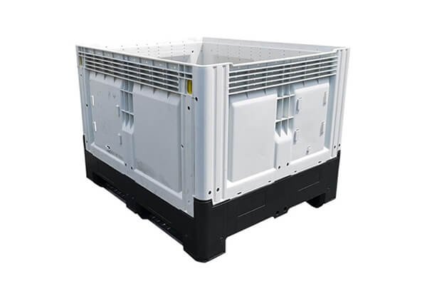 Enlightening solid plastic pallet box