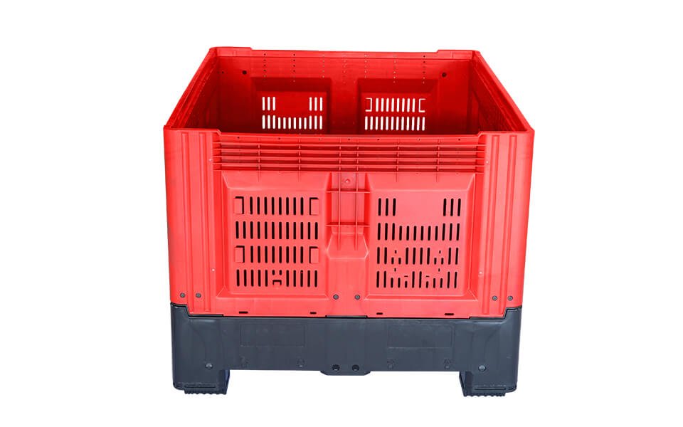 Enlightening ventilated pallet box