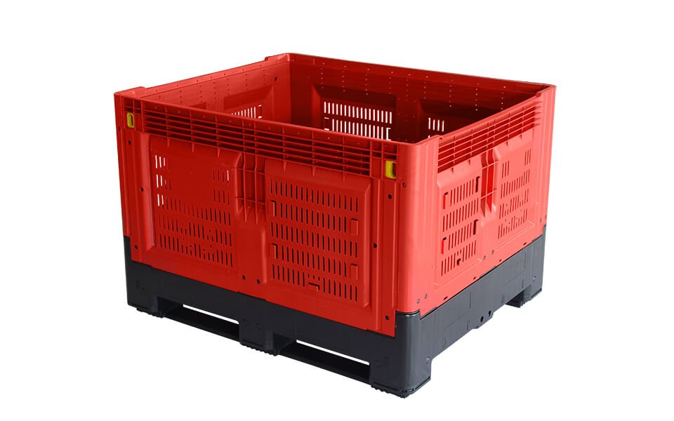 Enlightening ventilated pallet box