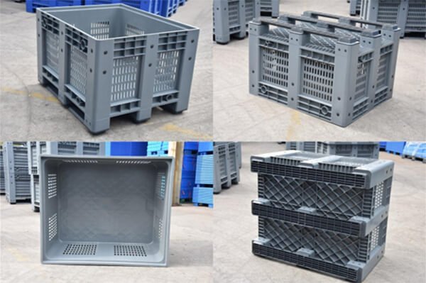 Enlightening Foldable Plastic Pallet Boxes